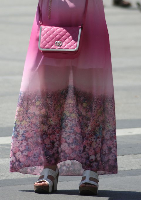 Różowa torebka damska